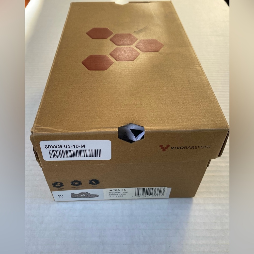 NWT VivoBarefoot Ultra III Bloom Water Shoes Moonstone Size 40/9 - Picture 15 of 16